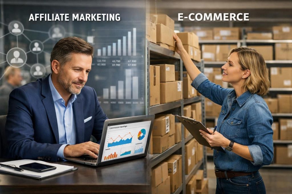 vergleich von affiliate-marketing und e-commerce: detaillierte analyse der gewinnspannen und kontrollmöglichkeiten für bessere geschäftsentscheidungen.
